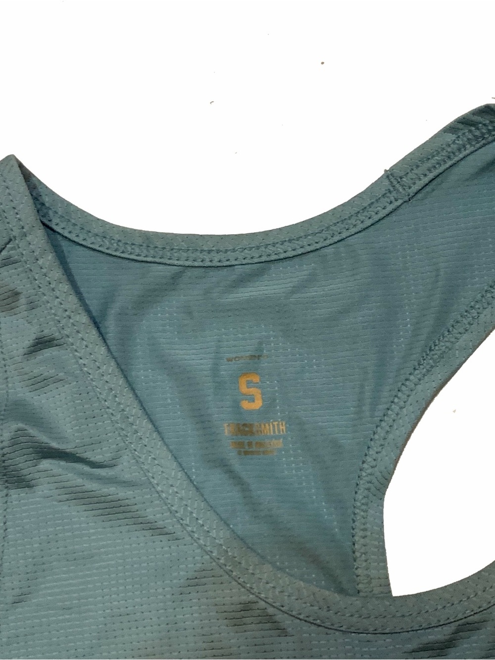 Tracksmith Teal Racerback Performance Tank - Picture 3 of 5